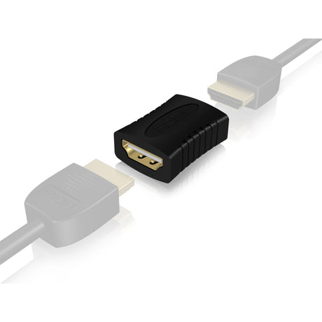 Icy box ib-cb005 złącze HDMI na złącze HDMI (czarne)