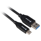 Kabel Sharkoon USB 3.1 gen 2-a > USB-C (czarny, 1 metr)