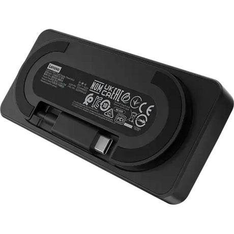 Stacja dokująca podróżna Lenovo USB-C na 2 ekrany (z adapterem) stacja dokująca (czarna)