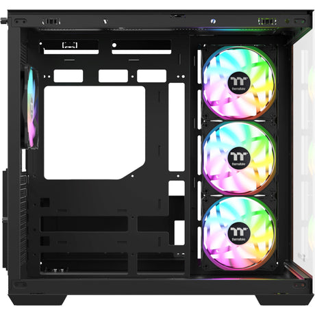 Obudowa Midi Tower Thermaltake View 380 ws argb (kolor czarnego drewna | 2x USB-A | 1x USB-C | RGB | szkło hartowane)