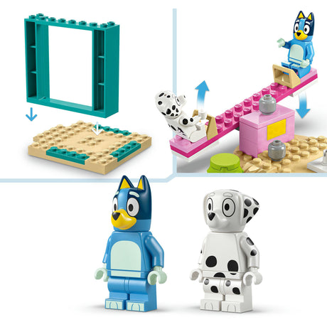 Lego ® Bluey: Bluey i Chloé na placu zabaw - 11201