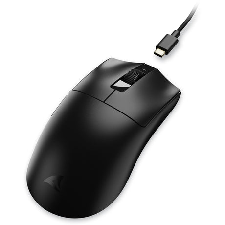 Mysz do gier Sharkoon Fireglider One (czarna, 400–12 000 dpi, 2,4 GHz USB)