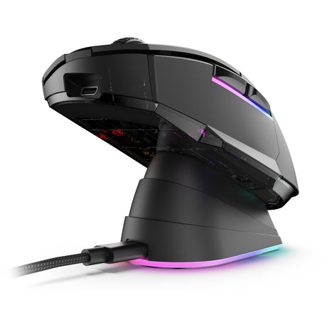 Mysz do gier Sharkoon Skiller sgm50w (czarna, 400 - 6400 dpi, diody rgb)