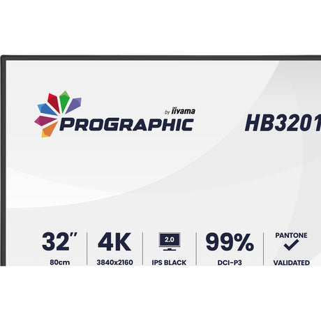 Monitor Iiyama prographic hb3201uhsnp-b1 31.5 4k UHD (czarny (matowy), hdmi, displayport, usb-c, audio)