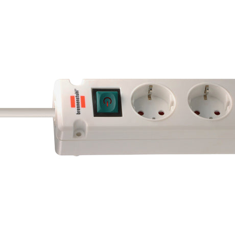 Listwa zasilająca Brennerstuhl Bremounta 5-kierunkowa z 2 gniazdami ładowania USB C listwa zasilająca (biała, 2x USB C)