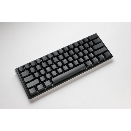 Ducky one 3 klasyczna klawiatura mechaniczna mini rgb (czarna, układ amerykański (qwerty), wiśniowy mx brązowy, 60%, dioda rgb, podwójny strzał pbt, możliwość wymiany podczas pracy, mechanika szarlatana)