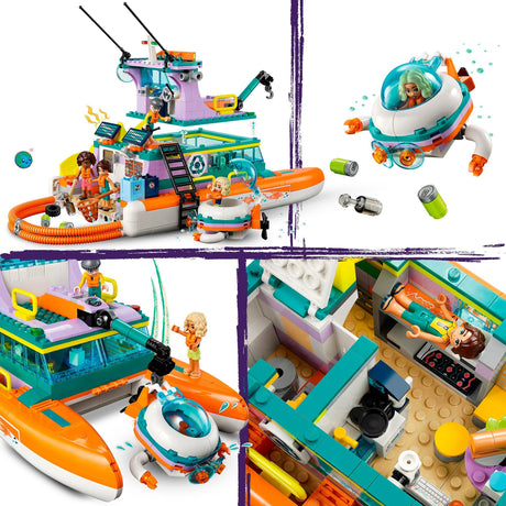 Lego friends - zabawka konstrukcyjna łodzi ratunkowej (41734)