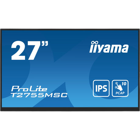 Monitor dotykowy Iiyama prolite t2755msc-b1 27 (czarny, HDMI, Display Port, 2x USB-A)