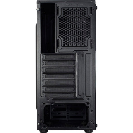 Obudowa midi tower Inter-tech T-11 Televen (czarna | 3x USB-A | okienko)