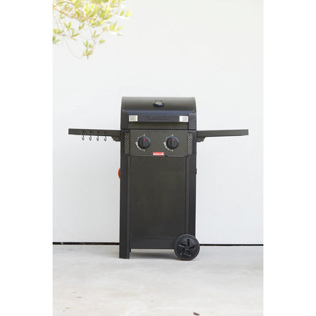 Grill gazowy Barbecook luca 210 ze stolikami bocznymi (czarny)