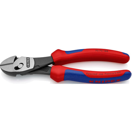 Szczypce boczne Knipex twinforce 7372180 szczypce tnące (czerwony niebieski)