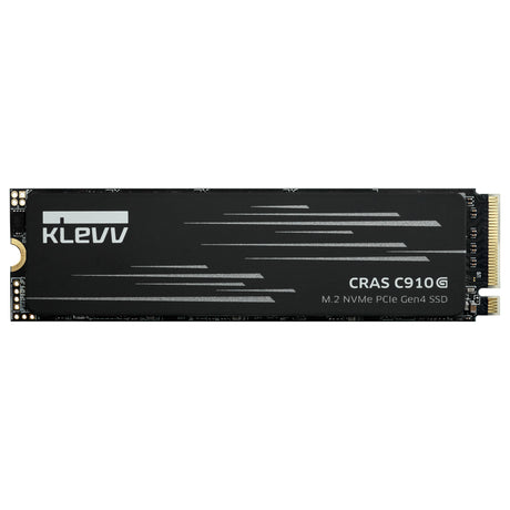 Klevv cras c910g 4 tb ssd (czarny, k04tbm2sp0-10g, pcie gen 4.0 x4, nvme 2.0)