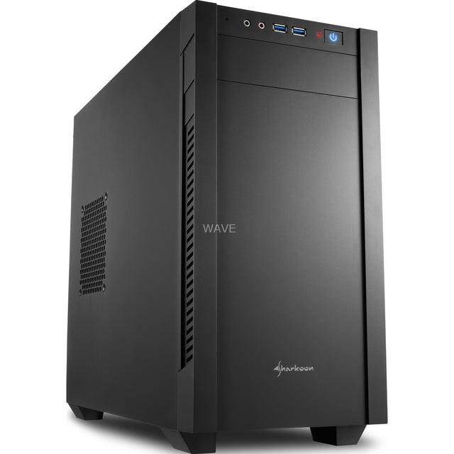Obudowa midi tower Sharkoon s1000 (czarna | 2x USB-A)