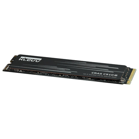Klevv cras c910g 4 tb ssd (czarny, k04tbm2sp0-10g, pcie gen 4.0 x4, nvme 2.0)