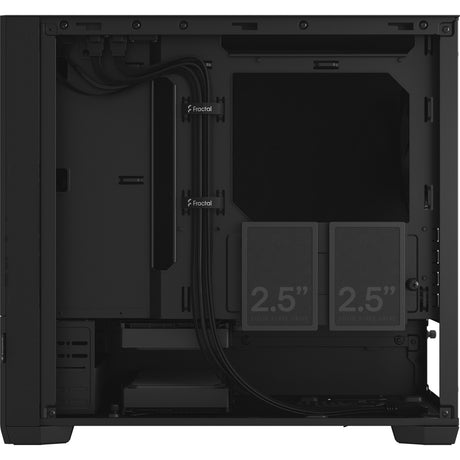 Fractal design pop mini cicha czarna solidna obudowa midi tower (czarna | 2x USB-A)