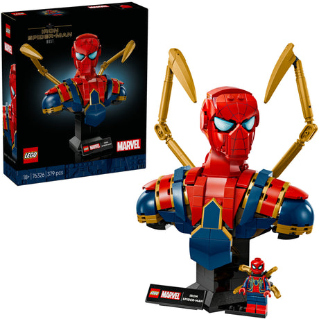 LEGO Super Heroes 76326 Popiersie Iron Spider-Mana