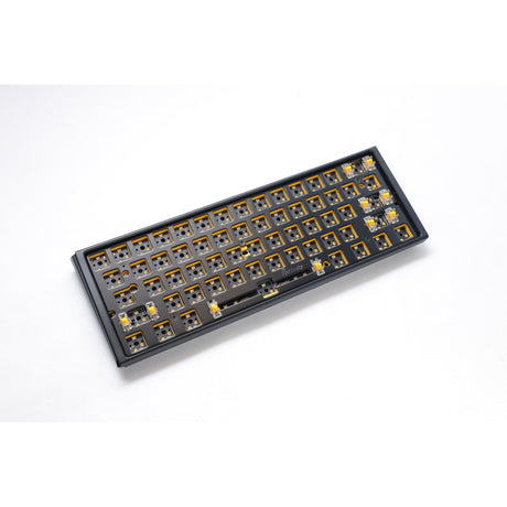 Ducky one 3 mini ansi układ barebone klawiatura mechaniczna rgb (czarna, układ us (qwerty), 60%, diody rgb, hot swap, barebone)