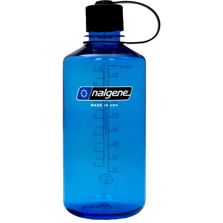 Butelka do picia Nalgene „wąskie usta” 1 litr, 32 uncje (przezroczysty niebieski)