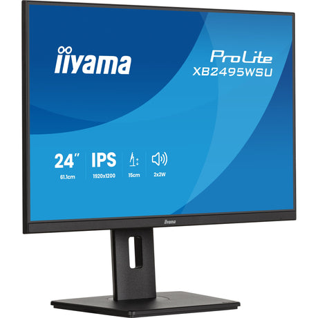 Monitor Iiyama prolite xb2495wsu-b1 24.1 (czarny, 100 Hz, HDMI, Display Port, USB, audio)