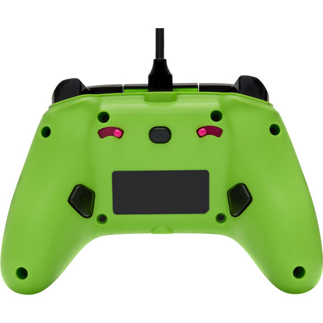 Kontroler Powera Advantage z kablem do serii xbox x|s - fortnite: blask (neonowa zieleń, xbox series x|s, xbox one, PC)