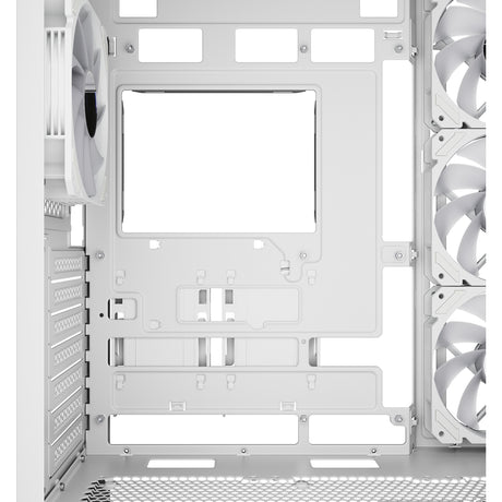 Obudowa midi tower Sharkoon ak7 argb (biała | 2x USB-A | 1x USB-C | RGB | szkło hartowane)