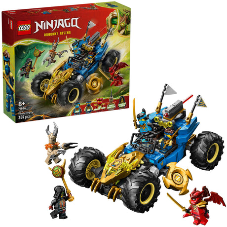 Lego Ninjago - zabawka do konstruowania samochodu przekształcającego Jay'a (71856)
