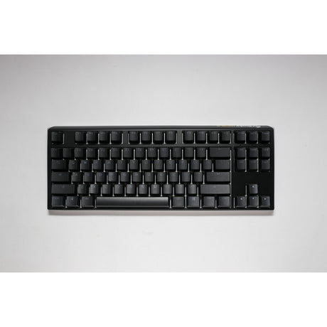 Klawiatura mechaniczna Ducky one 3 classic tkl rgb (czarna, układ us (qwerty), wiśnia mx speed srebrna, 80% (tkl), diody rgb, double-shot pbt, hot-swap, mechanika szarlatanu)