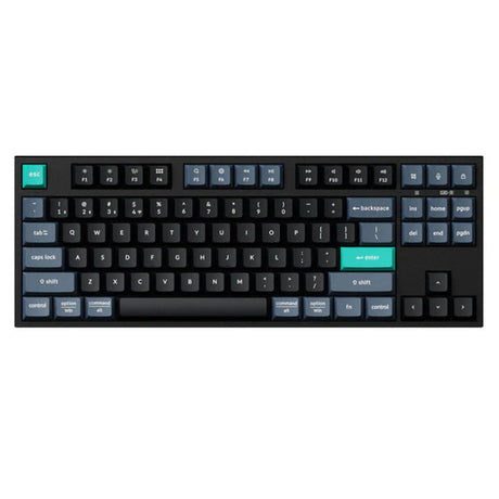 Klawiatura Keychron b33-k9 (czarna, układ amerykański (qwerty), przełączniki nożycowe, 80% (tkl), abs, USB-C | 2,4 GHz | bluetooth)