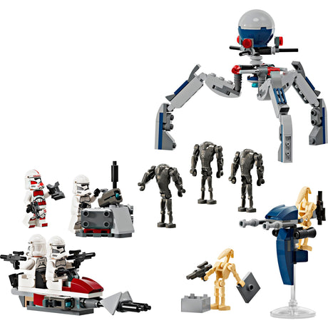 Zestaw bojowy Lego Star Wars Clone Trooper™ Battle Droid™ — 75372
