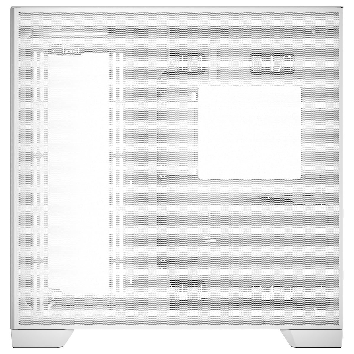 Antec c8 aluminiowa obudowa midi tower (biało-srebrna | 2x USB-A | 1x USB-C | szkło hartowane)