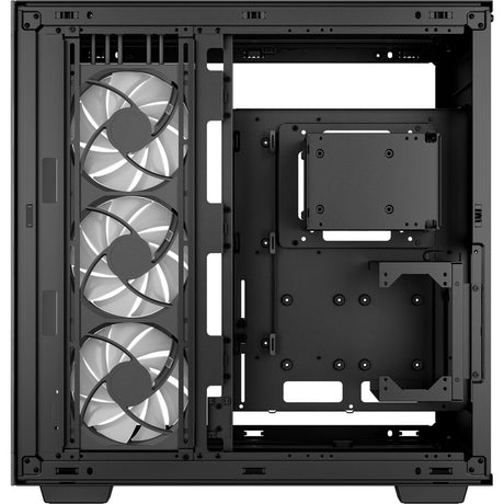 Obudowa Deepcool CH780 Midi Tower (czarna | 4x USB-A | 1x USB-C | RGB | szkło hartowane)