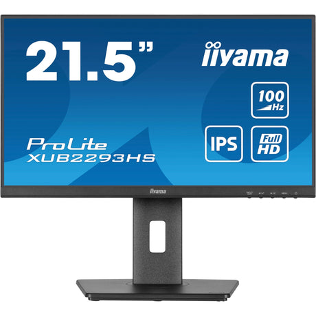 Monitor Iiyama prolite xub2293hs-b6 21.5 (czarny, hdmi, display port)
