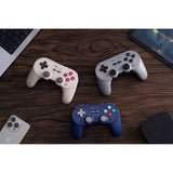 Gamepad Bluetooth 8bitdo pro 3 (fioletowo-biały, przełącznik 1 2, PC, Android, 2,4 GHz Bluetooth USB)