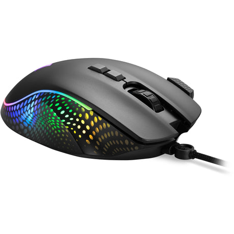 Mysz do gier Sharkoon Shark Force III (czarna, 400 - 12800 dpi, diody LED RGB)