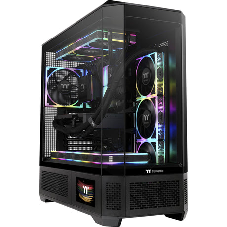 Obudowa Thermaltake View 600 tg typu big tower (czarna | 2x USB-A | 1x USB-C | szkło hartowane)