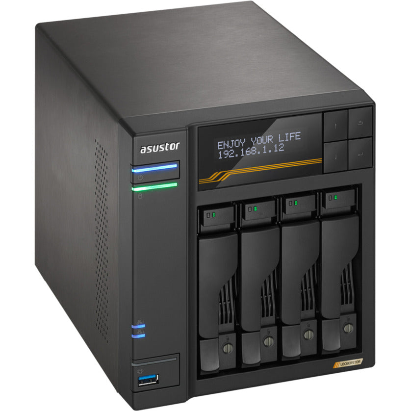 Asustor lockerstor 4 as6804t nas (czarny)