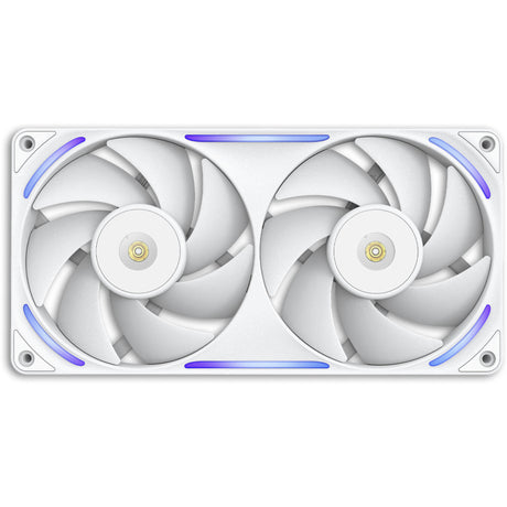 Wentylator wydajności Nzxt F280x RGB (biały, 2 sztuki, 280 x 140 x 30 mm, pwm)