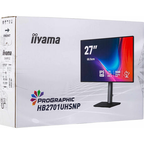 Monitor Iiyama prographic hb2701uhsnp-b1 27 4k UHD (czarny (matowy), hdmi, displayport, usb-c, audio)
