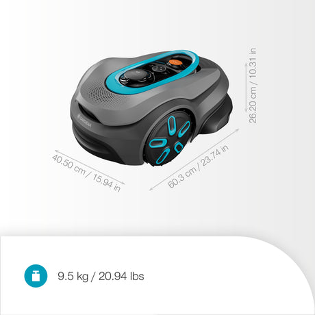 Kosiarka automatyczna Gardena smart sileno sense 600 m² - do trawników o powierzchni do ok. 600 m²