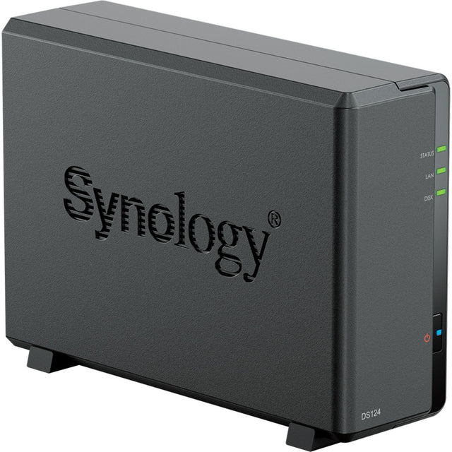 Stacja dyskowa Synology ds124 nas (czarna, USB-A 3.2 (5 GBit s))