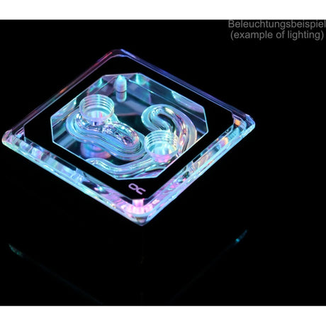 Alphacool eisblock xpx aurora Edge akrylowa czarna chłodnica procesora (przezroczysta czarna)