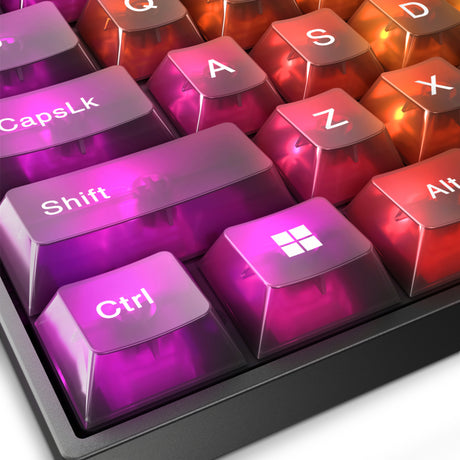 Lenovo legion k510 mini pro rgb mechanisch gaming toetsenbord (zwart, układ amerykański (qwerty), 75%, brązowy przełącznik, hot swap, usb)