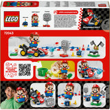 Lego® Super Mario™: Mario Kart™ — Interaktywny® Mario™ i standardowy gokart — 72043