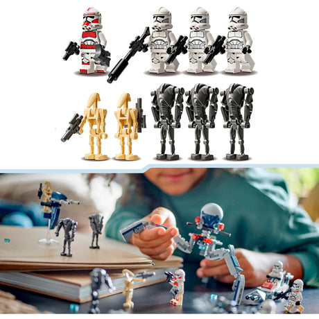 Zestaw bojowy Lego Star Wars Clone Trooper™ Battle Droid™ — 75372
