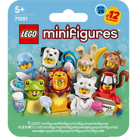 Minifigurki Lego - seria 28: zabawka do budowania kostiumów zwierząt (71051)