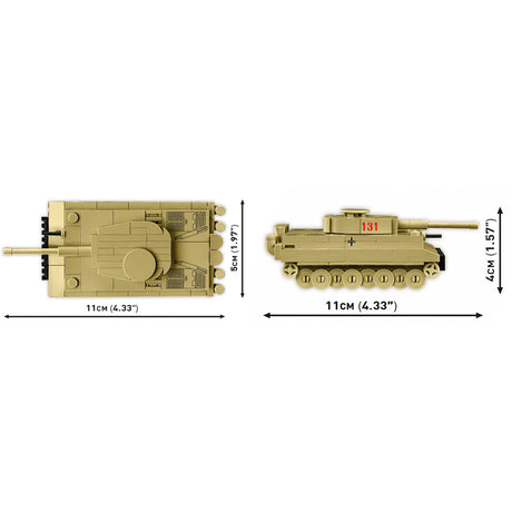 Zabawka konstrukcyjna Cobi Tiger i 131 (skala 1:72)