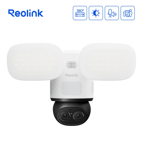 Kamera bezpieczeństwa Reolink f850w trackflex reflektor Wi-Fi (biała, 4k, Wi-Fi)
