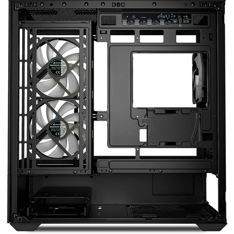 Obudowa mini tower Sharkoon mk6 rgb (czarna | 2x usb-a | 1x usb-c | rgb | szkło hartowane)