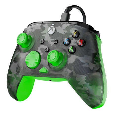Kontroler przewodowy Turtle Beach Rematch Core (czarny zielony, Xbox Series X|S, Xbox One, PC)