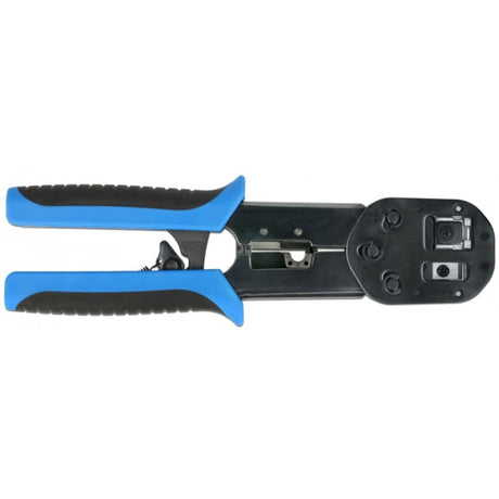 Delock Zestaw szczypiec do zaciskania rj45 + cięcia (czarno-niebieski)